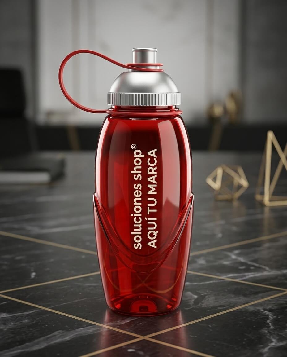 Botella Plástica Translúcida 725 ml con Chupón e Imperdible