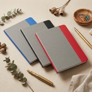 Libreta Ecofriendly RPET Bicolor de Pasta Dura (80 Hojas Rayadas)