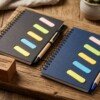 Libreta Ecológica Organizadora con Notas Adhesivas, Bolígrafo + Personalización